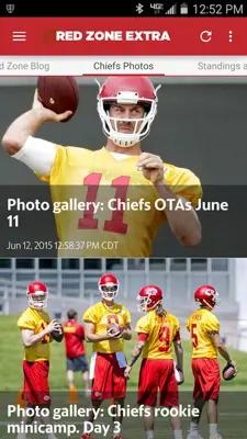 Red Zone Extra Chiefs Football android App screenshot 3