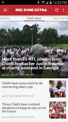 Red Zone Extra Chiefs Football android App screenshot 5